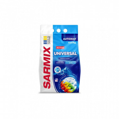 Стиральный порошок Sarmix Active Universal для всех типов стирки 8 кг (4820268104137) (15581)