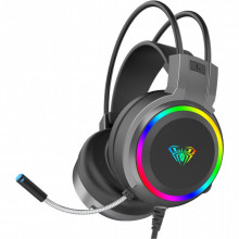 Наушники Aula S608 Wired Gaming Headset 3.5mm*2 + USB Black (6948391235509) (18581)
