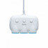 Автомобильное зарядное устройство Тройник разветвитель 3 выхода + 2USB 2.1A Hoco C1 USB Hub Белый (20581)