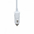 Автомобильное зарядное устройство Тройник разветвитель 3 выхода + 2USB 2.1A Hoco C1 USB Hub Белый (20581)