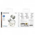 Бездротові навушники BOROFONE FQ5 Spirit clip-on true wireless BT headset Milky white (6941991117183) (8581)