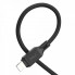 Кабель HOCO X90 Cool silicone PD charging data cable for iP Black (6931474788382) (14681)
