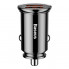 Автомобильное зарядное устройство Baseus Circular Plastic A+A 30W Dual QC3.0 Черный (CCALL-YD01) (3681)
