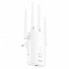 Портативный модем Репитер HOCO HI35 усилитель Wi-Fi сигнала на 4 антенны WiFi4, 300Mbps, 2.4 ГГц Черный (18781)
