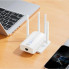 Портативный модем Репитер HOCO HI35 усилитель Wi-Fi сигнала на 4 антенны WiFi4, 300Mbps, 2.4 ГГц Черный (18781)
