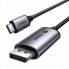 Кабель UGREEN CM556 USB-C to DisplayPort 8K Cable 1m(UGR-25157) (UGR-25157) (19781)