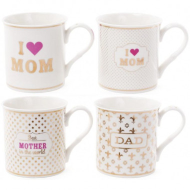 Кружка порцелянова "I love my family" 320мл (3781)