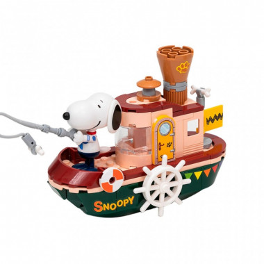 Конструктор Pantasy Snoopy - Пароход (86907) (7881)