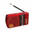 Радиоприёмник FM USB MicroSD Golon ICF-8 на аккумуляторе 18650 Красный (20981)