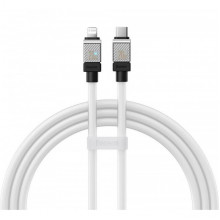 Кабель Baseus CoolPlay Series Fast Charging Cable Type-C to iP 20W 1m White (CAKW000002) (15091)
