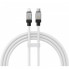 Кабель Baseus CoolPlay Series Fast Charging Cable Type-C to iP 20W 1m White (CAKW000002) (15091)