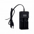 Универсальное зарядное устройство HD-8991B  2 слота для 18650 Li-ion, 1.2V Ni-MH и Ni-Cd (17291)