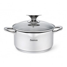 Каструля Fissman Elegance 2.2л з нержавіючої сталі (1391)