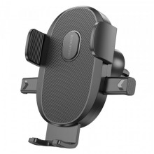 Автотримач для телефона BOROFONE BH92 Grand one-button car holder(air outlet) Black (6941991103681) (20491)