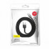 Кабель Baseus Cafule USB 2.0 to Type-C 3A 1M Черный/Серый (CATKLF-BG1) (3591)