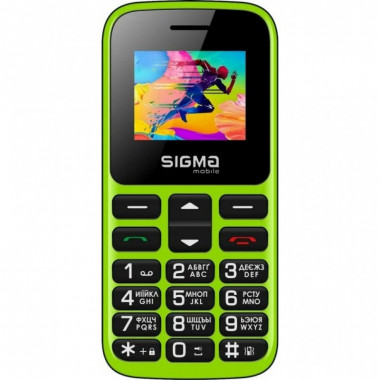 Мобильный телефон Sigma Comfort 50 HIT2020 Green (4827798120941) (18691)