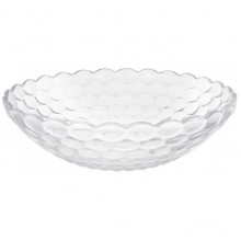 Фруктівниця скляна "Bauble Glass" Ø36х8см, скляне блюдо (4991)