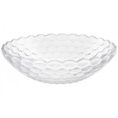 Фруктівниця скляна "Bauble Glass" Ø36х8см, скляне блюдо (4991)