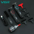 Триммер аккумуляторный VGR V-254, 4 насадки, 7000 RPM, 2000 mAh, LED дисплей Красный (15102)