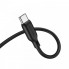 Аудіокабель BOROFONE BL18 Type-C to 3.5mm male, silicone, 1m, Black (6941991101069) (15302)