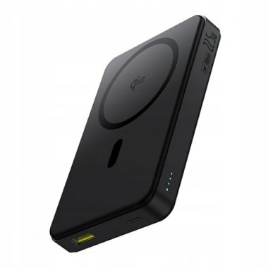 Зовнішній акумулятор Baseus Airpow Ⅱ Qi2 Magnetic Power Bank 10000mAh 22.5W Cosmic Black （With Simple Series Charging Cable Type-C to Type-C（20V/3A）30 (P10080000123-00) (18302)