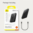 Зовнішній акумулятор Baseus Airpow Ⅱ Qi2 Magnetic Power Bank 10000mAh 22.5W Cosmic Black （With Simple Series Charging Cable Type-C to Type-C（20V/3A）30 (P10080000123-00) (18302)