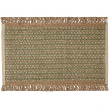 Набір 6 льняних підтарельників "Rustic Green" 30х45см, прямокутні (20302)