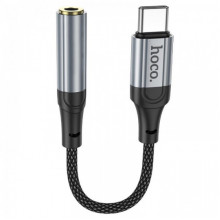 Адаптер HOCO LS36 переходник Type C to 3.5mm, длина кабеля 12 см (20402)