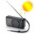 Bluetooth колонка TG368, speakerphone, радио, солнечная батарея Черная (21402)