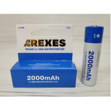 Аккумулятор Arexes 18650 Li-Ion 2000 mAh, 3.7v (20602)