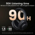 Бездротові накладні навушники UGREEN HP202 HiTune Max5 Hybrid Active Noise-Cancelling Headphones Black (UGR-25255) (UGR-25255) (8602)