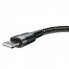 Кабель Baseus Cafule Cable USB For iP 2A 3m Gray+Black (CALKLF-RG1) (14702)
