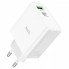 Сетевое зарядное устройство адаптер HOCO C113A Awesome 1USB/1Type-C, 65W, поддержка быстрой зарядки PD/QC/FCP/AFC (18702)