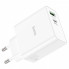 Сетевое зарядное устройство адаптер HOCO C113A Awesome 1USB/1Type-C, 65W, поддержка быстрой зарядки PD/QC/FCP/AFC (18702)