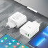 Сетевое зарядное устройство адаптер HOCO C113A Awesome 1USB/1Type-C, 65W, поддержка быстрой зарядки PD/QC/FCP/AFC (18702)