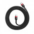 Кабель Baseus Cafule Type-C to Type-C PD2.0 60W 20V 3A 1M Черный/Красный (CATKLF-G91) (3702)