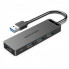USB-хаб Vention 4-Port USB 3.0 Hub With Power Supply 0.15M Black (CHLBB) (CHLBB) (14802)