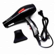 Фен для волос Gemei GM-1706 черный 1500w (17802)