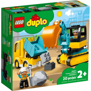 Конструктор LEGO Duplo Town Грузовик и гусеничный экскаватор 20 деталей (10931) (11902)