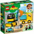 Конструктор LEGO Duplo Town Грузовик и гусеничный экскаватор 20 деталей (10931) (11902)