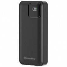 Батарея универсальная ColorWay 20 000 mAh Optimal Power PD/22.5W, QC/3.0, Black (CW-PB200LPB5BK-PDD) (20012)
