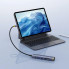 USB-хаб Baseus UltraJoy Series 7-Port HUB AIR Space Grey (Type-C to HDMI4K@60Hz*1+USB3.0*2+PD*1+SD/TF3.0*1+3.5mm*1) (B00052803811-02) (19112)