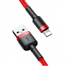 Кабель Baseus Cafule Cable USB For Lightning 1.5A 2m Red+Red (CALKLF-C09) (18312)