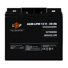 Аккумулятор AGM LPM 12V - 20 Ah под болт М5 (2312)