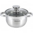 Каструля Ofenbach Casserole з нержавіючої сталі 1700мл зі скляною кришкою (1412)