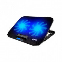 Подставка для ноутбука IceCoorel 10-18", 2*125mm 1400 RPM, 2*USB, 360x260x32 mm, Black (N106) (18612)