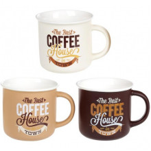 Кружка Coffee House 380мл фарфорова (3812)