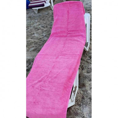 Рушник пляжний Art of Sultana Pembe 75х200см, з кишенею для шезлонга (6812)