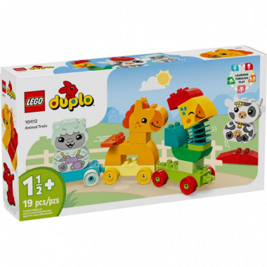 Конструктор LEGO DUPLO My First Поезд животных 19 деталей (10412) (12912)