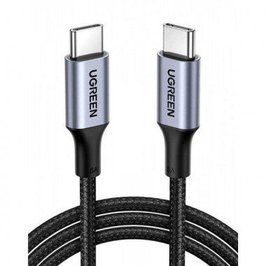 Кабель UGREEN US316 USB-C Cable Aluminum Case with Braided 2m (Black) (UGR-70429) (UGR-70429) (14912)